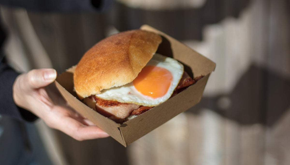 Breakfast Pottery Green Bakers